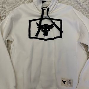 Under Armour men’s white hoodie